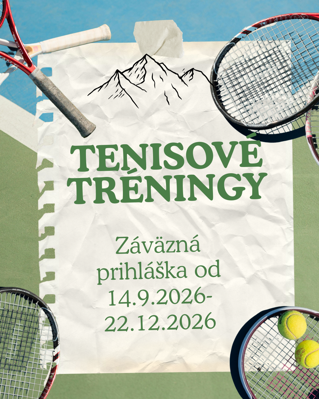 Tenisové tréningy